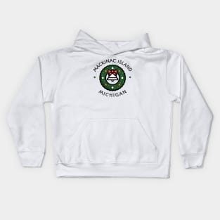 Mackinac Island, Michigan Christmas Kids Hoodie